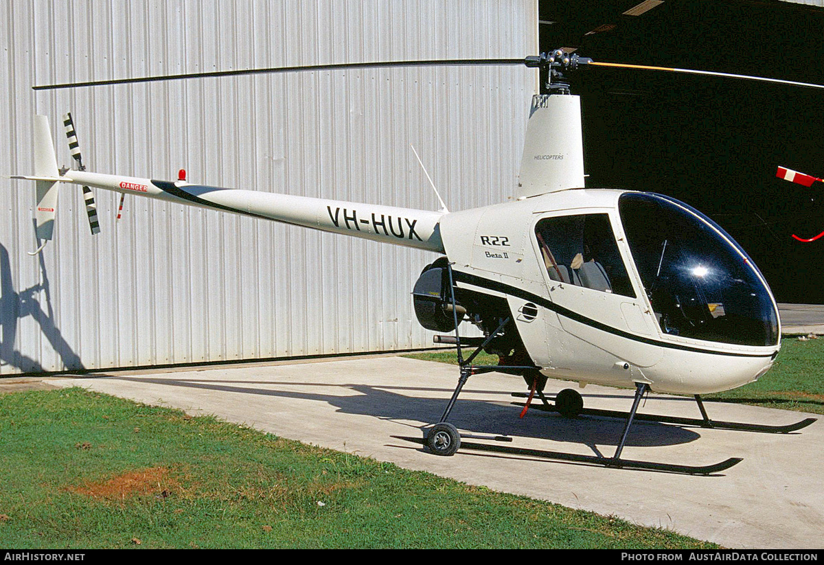 Aircraft Photo of VH-HUX | Robinson R-22 Beta II | AirHistory.net #267864