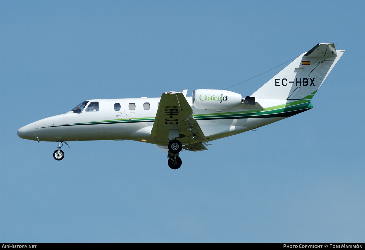 Aircraft Photo of EC-HBX | Cessna 525 CitationJet | AirHistory.net #267871