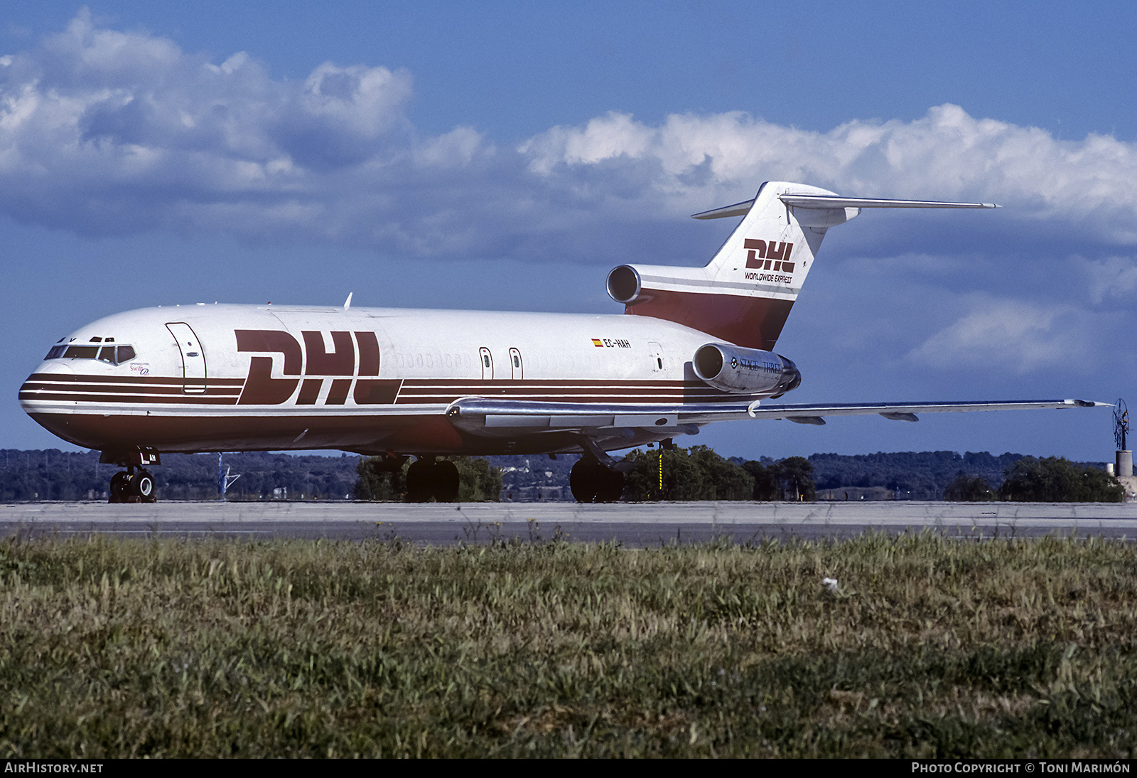 Aircraft Photo of EC-HAH | Boeing 727-223/Adv(F) | DHL Worldwide Express | AirHistory.net #267890