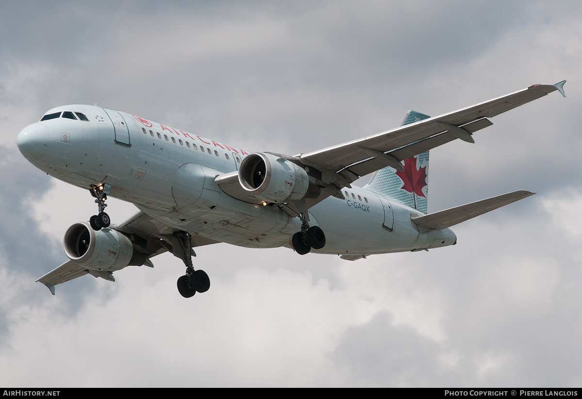 Aircraft Photo of C-GAQX | Airbus A319-114 | Air Canada | AirHistory.net #267892
