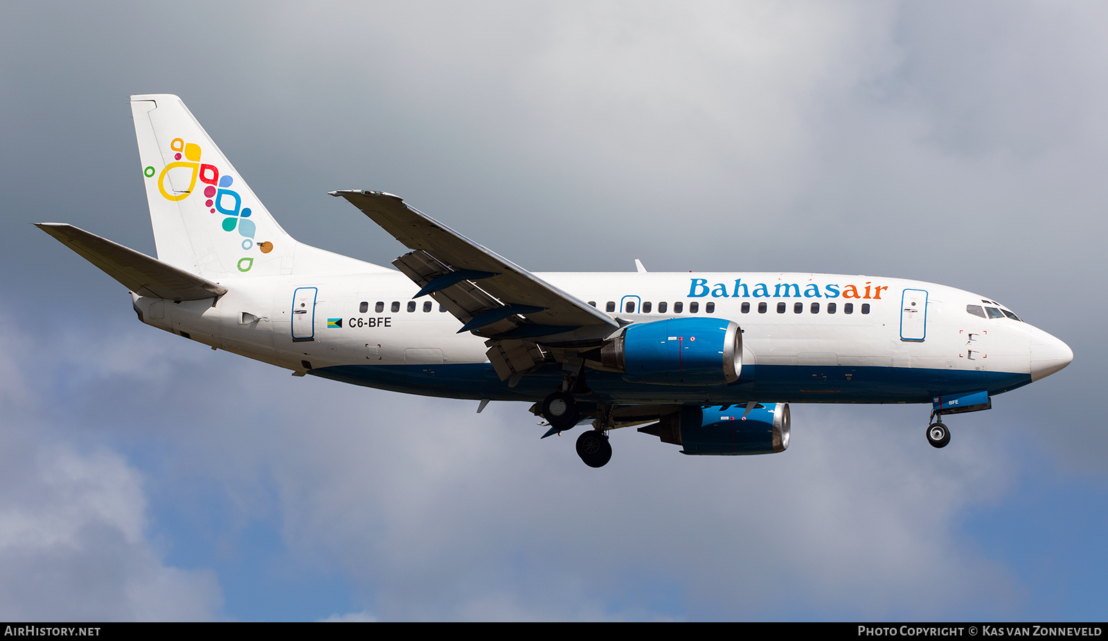Aircraft Photo of C6-BFE | Boeing 737-5H6 | Bahamasair | AirHistory.net #267914