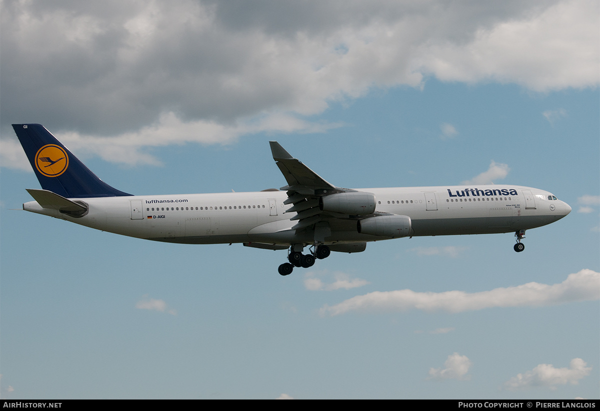 Aircraft Photo of D-AIGI | Airbus A340-311 | Lufthansa | AirHistory.net #267917
