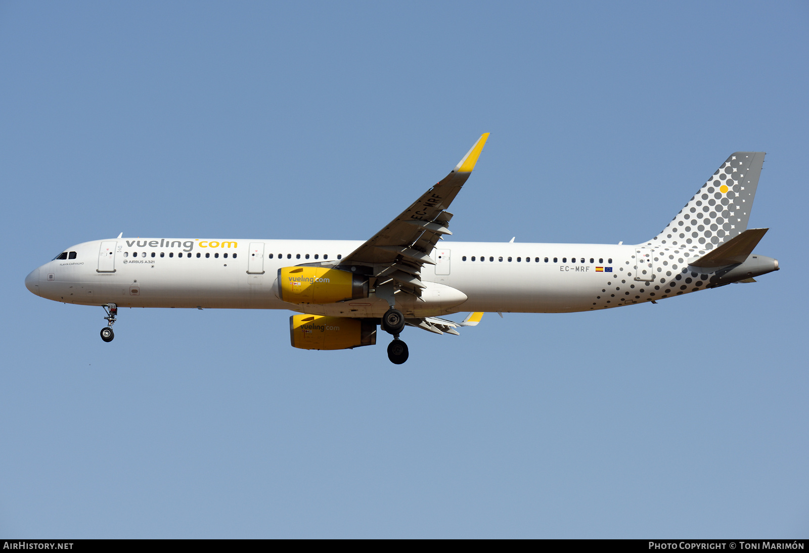 Aircraft Photo of EC-MRF | Airbus A321-231 | Vueling Airlines | AirHistory.net #267957