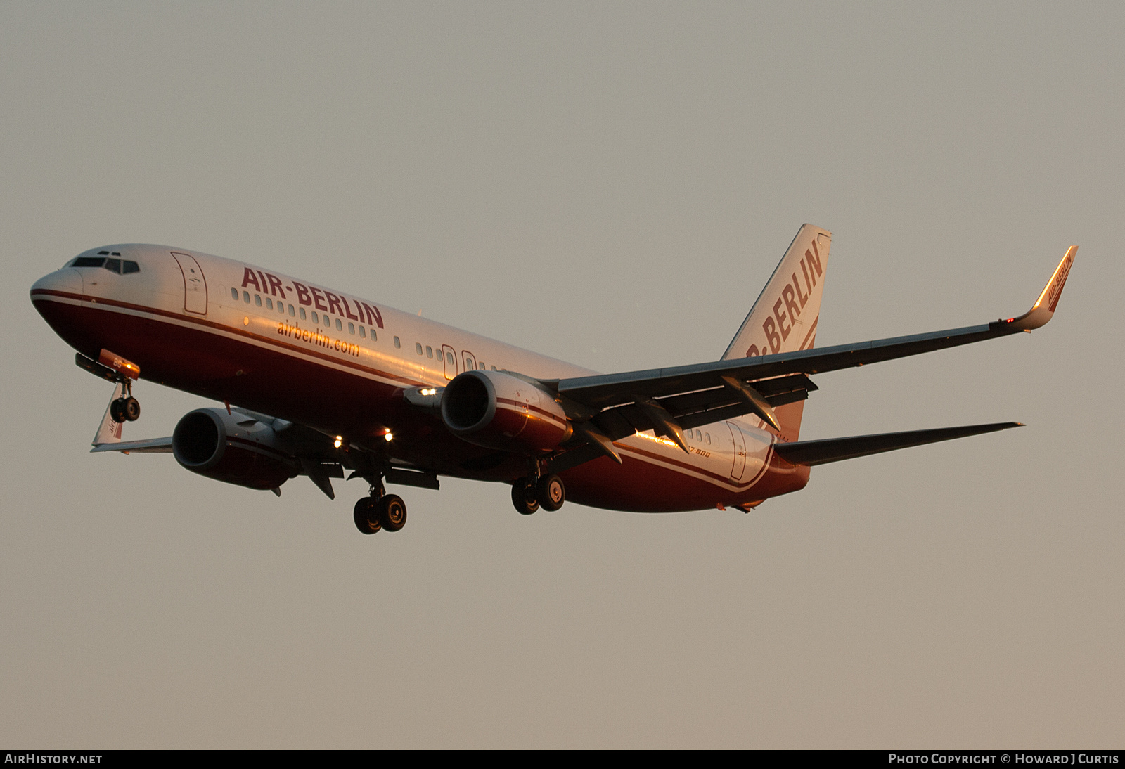 Aircraft Photo of D-ABBG | Boeing 737-86J | Air Berlin | AirHistory.net #267987