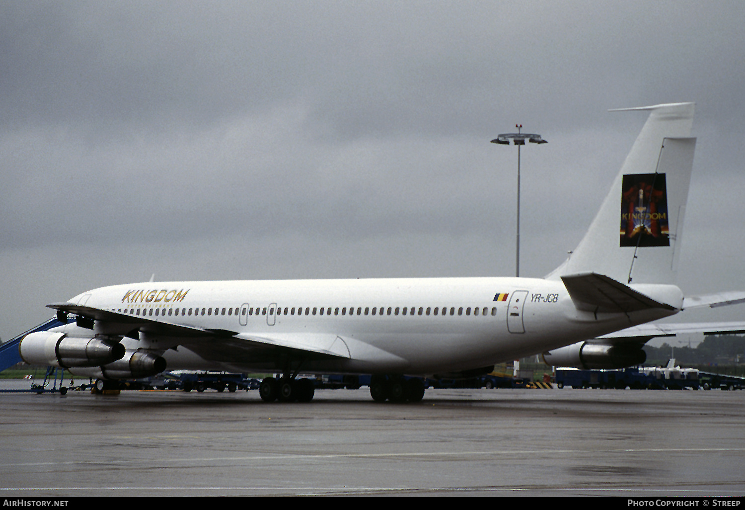 Aircraft Photo of YR-JCB | Boeing 707-321B | Kingdom Entertainment | AirHistory.net #268010