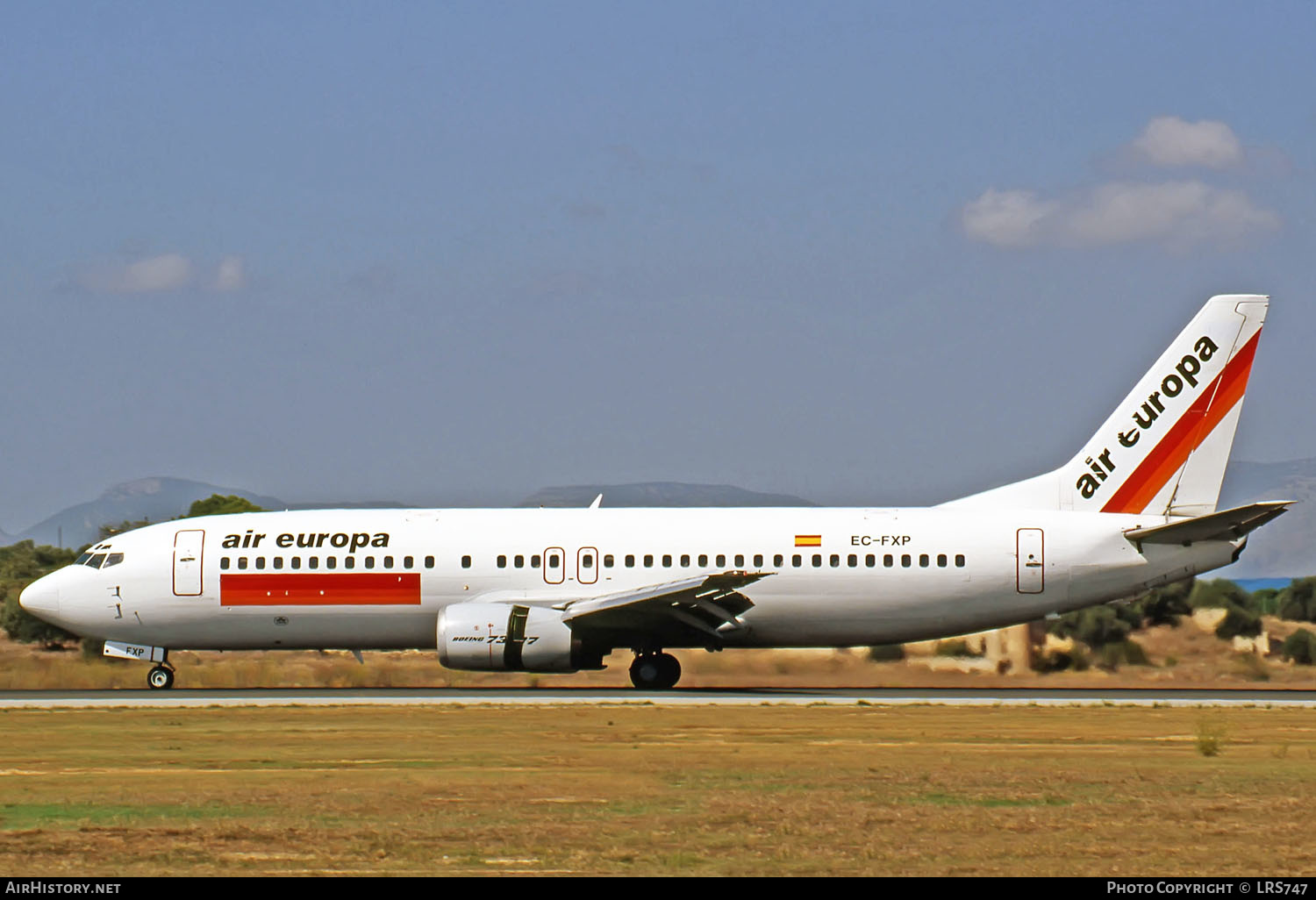 Aircraft Photo of EC-FXP | Boeing 737-4Q8 | Air Europa | AirHistory.net #268039