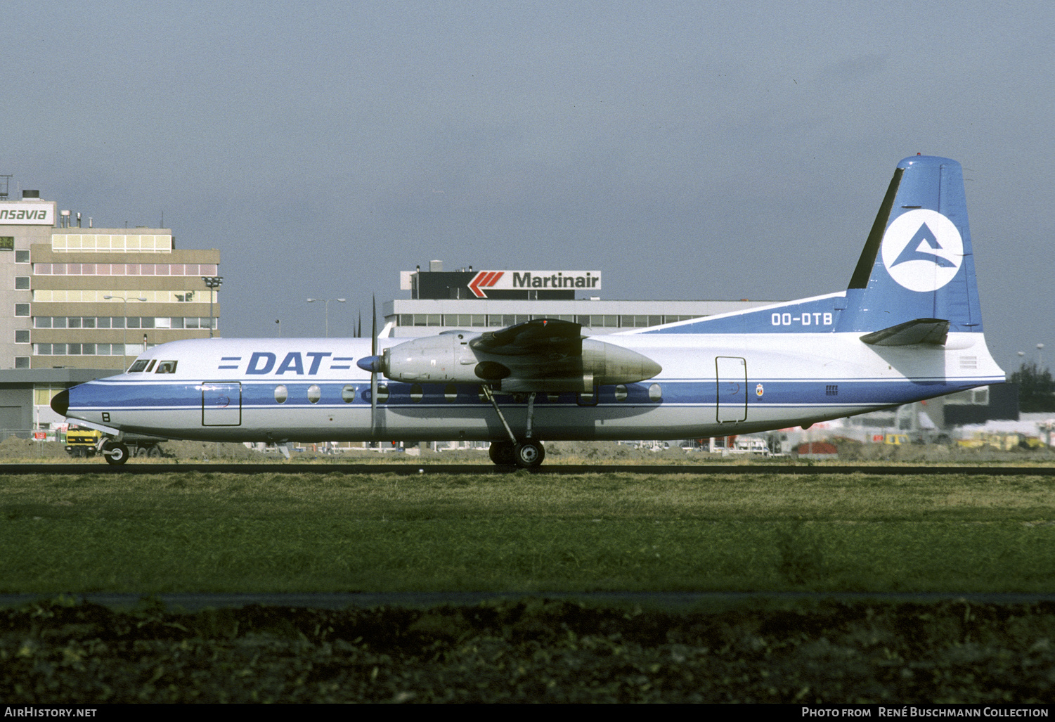 Aircraft Photo of OO-DTB | Fairchild Hiller FH-227B | Delta Air Transport - DAT | AirHistory.net #268040