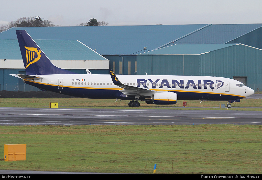 Aircraft Photo of EI-EVA | Boeing 737-8AS | Ryanair | AirHistory.net #268050