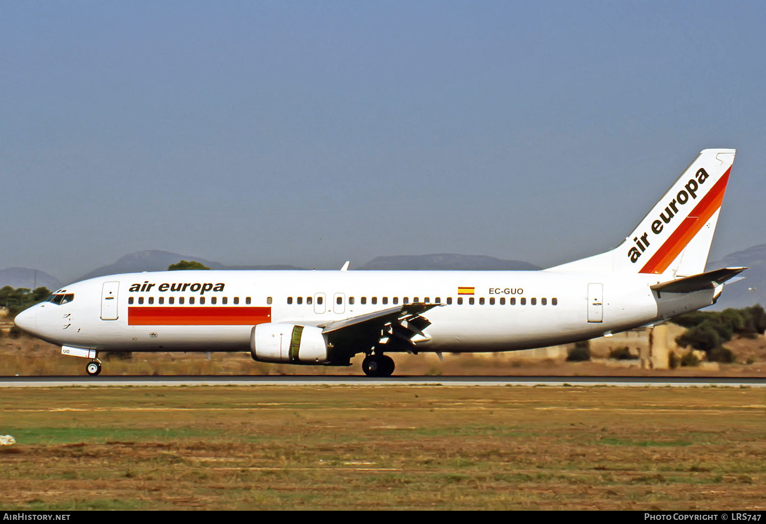 Aircraft Photo of EC-GUO | Boeing 737-4Q8 | Air Europa | AirHistory.net #268065