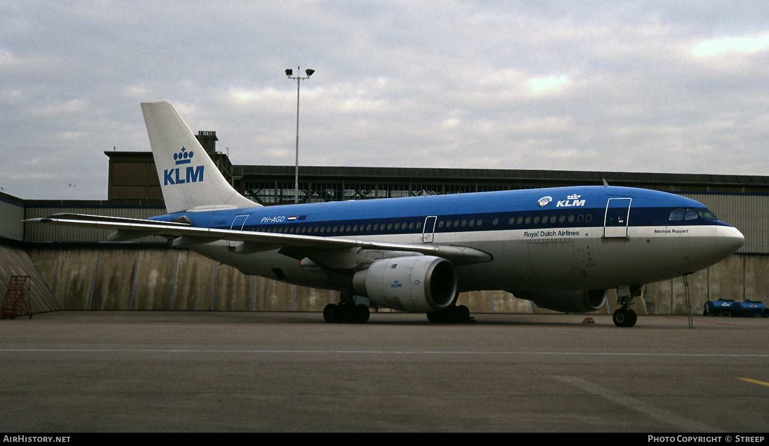 Aircraft Photo of PH-AGD | Airbus A310-203 | KLM - Royal Dutch Airlines | AirHistory.net #268077