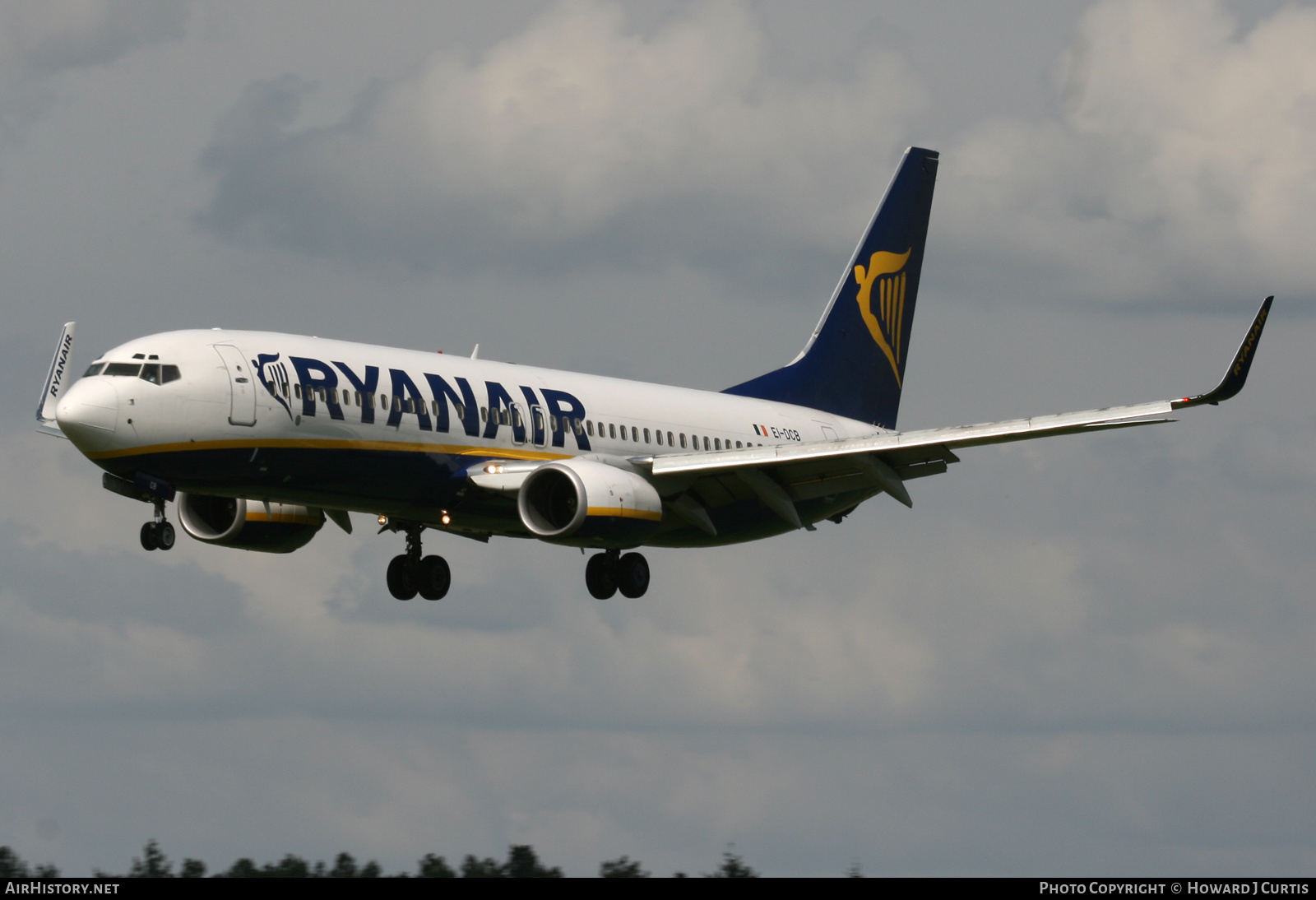 Aircraft Photo of EI-DCB | Boeing 737-8AS | Ryanair | AirHistory.net #268088