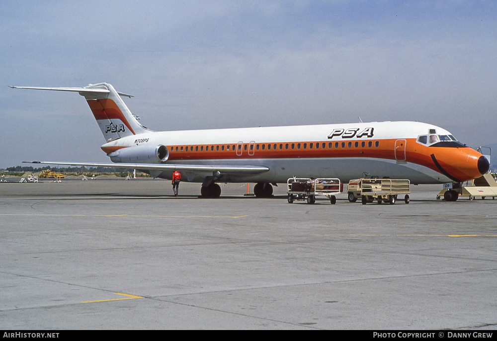Aircraft Photo of N708PS | McDonnell Douglas DC-9-31 | PSA - Pacific Southwest Airlines | AirHistory.net #268117