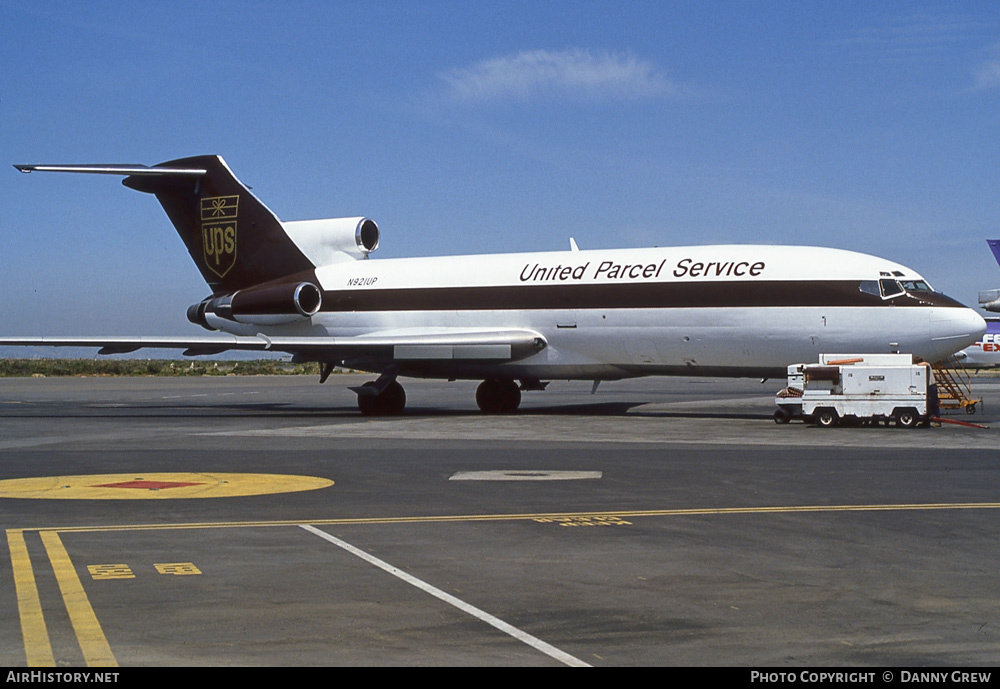 Aircraft Photo of N921UP | Boeing 727-180C | United Parcel Service - UPS | AirHistory.net #268142