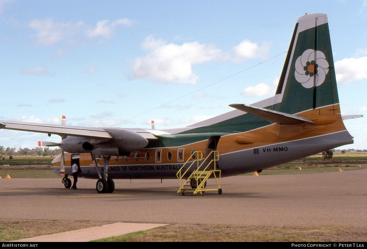 Aircraft Photo of VH-MMO | Fokker F27-200 Friendship | Airlines of Northern Australia | AirHistory.net #268180