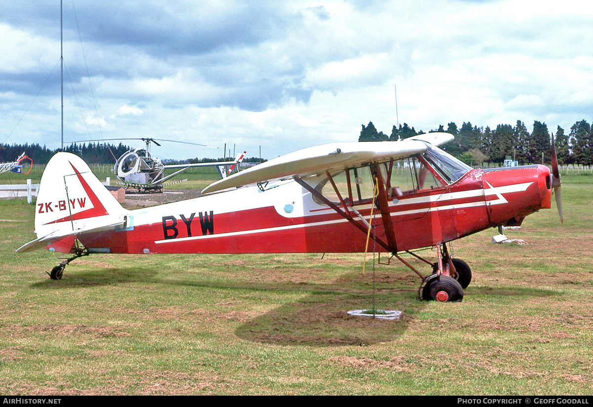 Aircraft Photo of ZK-BYW | Piper PA-18A-150 Super Cub | AirHistory.net #268196