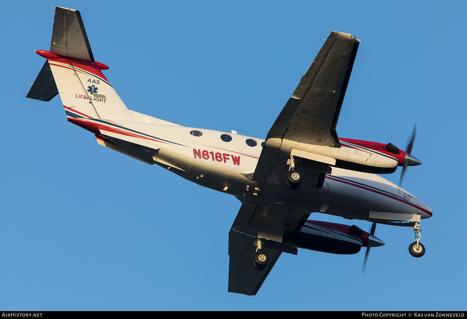 Aircraft Photo of N818FW | Raytheon B200 King Air | AAS Lifeflight - Air Ambulance Services | AirHistory.net #268197