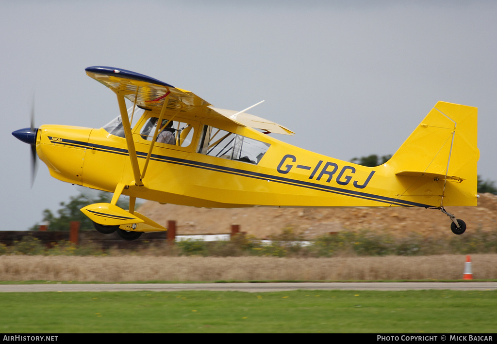 Aircraft Photo of G-IRGJ | American Champion 7ECA Citabria Aurora | AirHistory.net #268199
