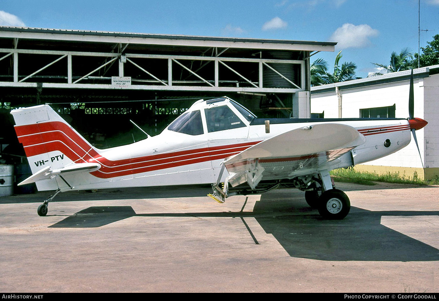Aircraft Photo of VH-PTV | Piper PA-36-285 Pawnee Brave | Blanch's Aerial Agricultural Services | AirHistory.net #268204