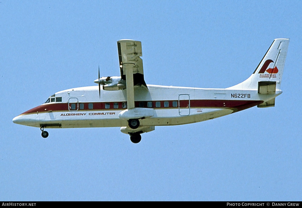 Aircraft Photo of N622FB | Short 360-100 | Allegheny Commuter | AirHistory.net #268236