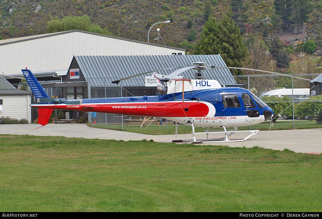 Aircraft Photo of ZK-HDL | Aerospatiale AS-350B-2 Ecureuil | The Helicopter Line | AirHistory.net #268250