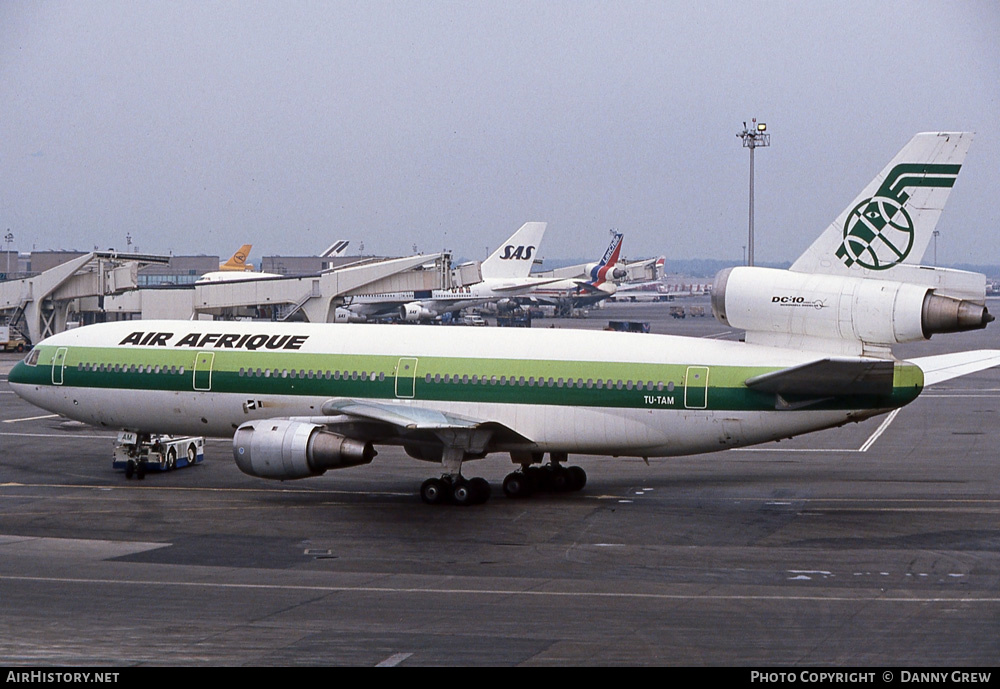 Aircraft Photo of TU-TAM | McDonnell Douglas DC-10-30 | Air Afrique | AirHistory.net #268287