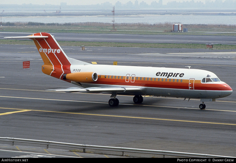 Aircraft Photo of N509 | Fokker F28-4000 Fellowship | Empire Airlines | AirHistory.net #268288