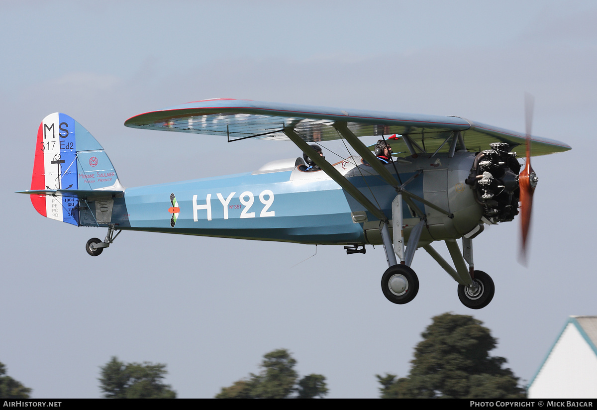 Aircraft Photo of G-MOSA / 351 | Morane-Saulnier MS-317 | France - Navy | AirHistory.net #268321