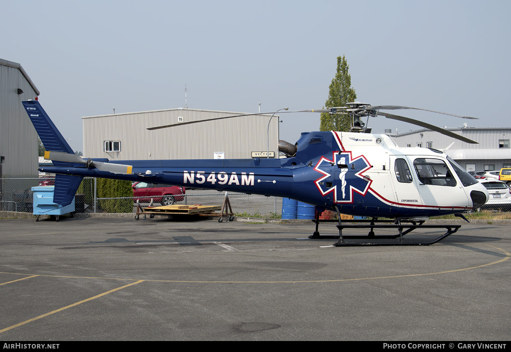 Aircraft Photo of N549AM | Aerospatiale AS-350B-2 Ecureuil | Air Methods | AirHistory.net #268329