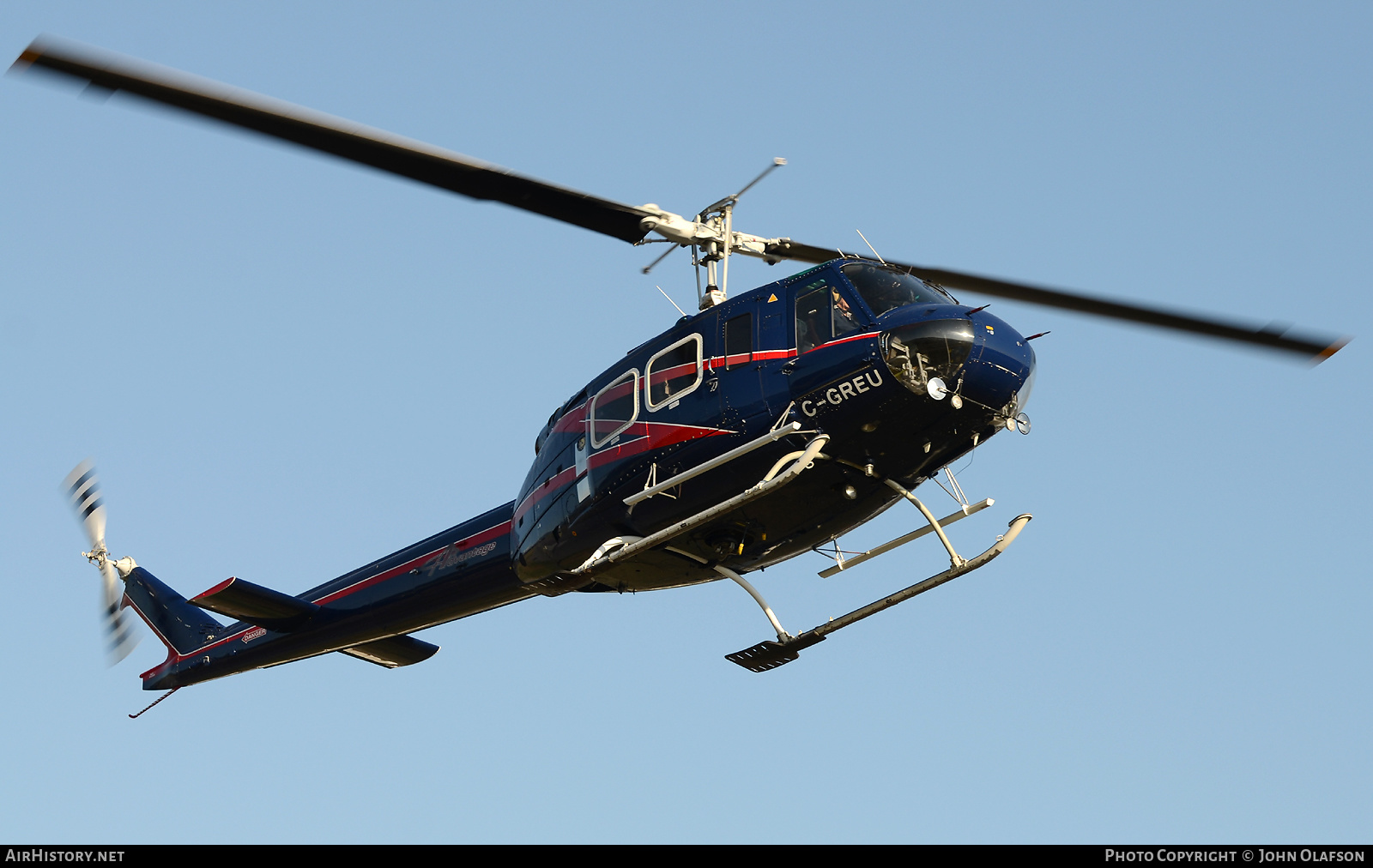 Aircraft Photo of C-GREU | Bell 205A-1 | Advantage Helicopters | AirHistory.net #268365