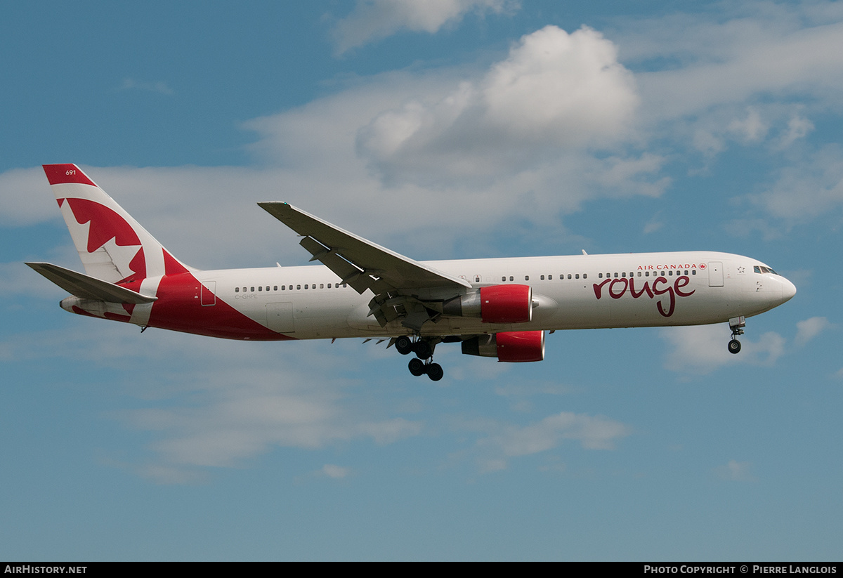 Aircraft Photo of C-GHPE | Boeing 767-33A/ER | Air Canada Rouge | AirHistory.net #268374