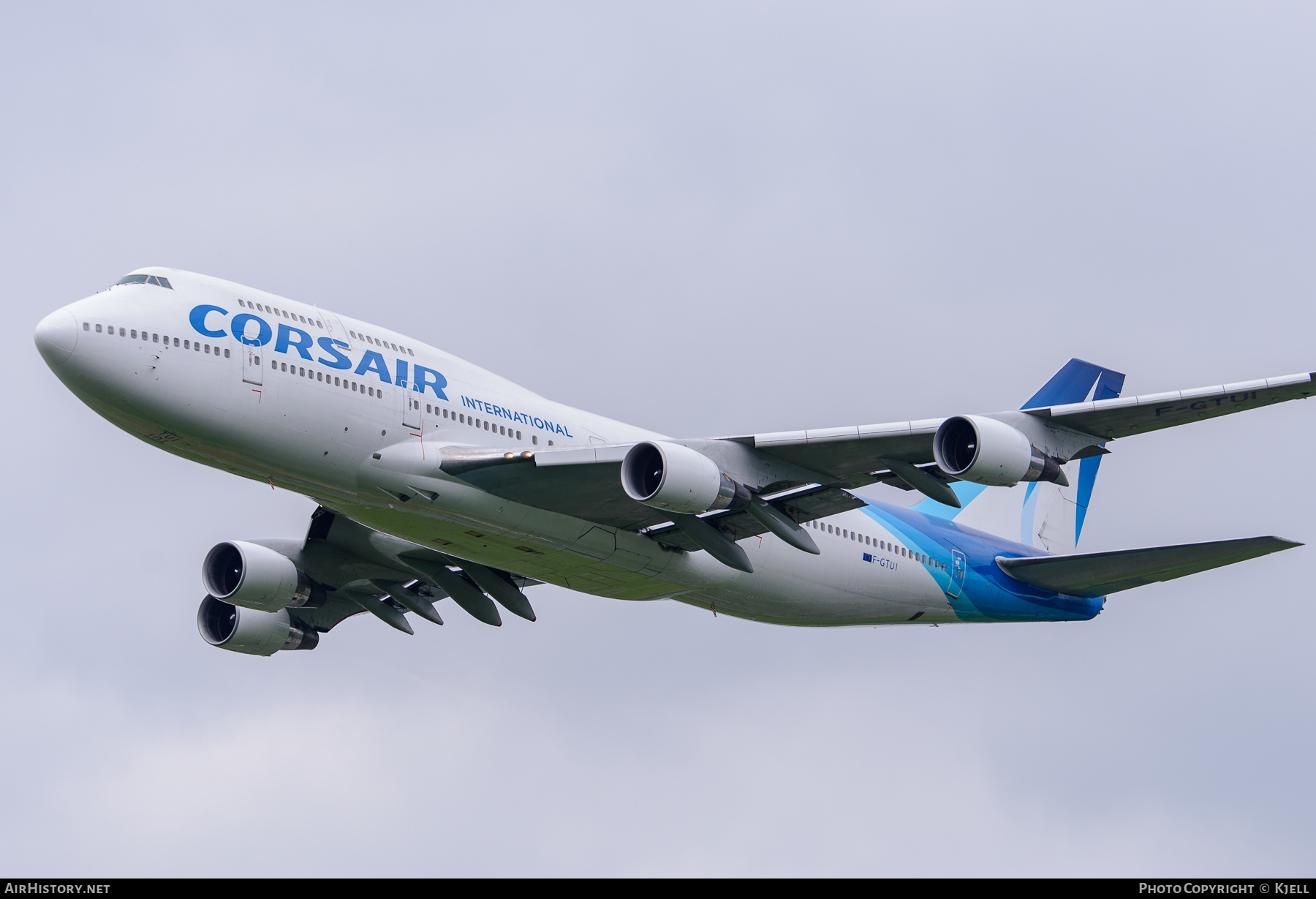 Aircraft Photo of F-GTUI | Boeing 747-422 | Corsair International | AirHistory.net #268396