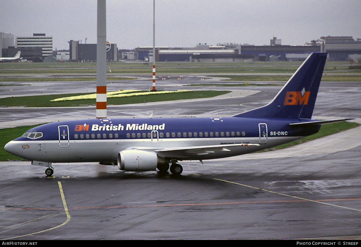 Aircraft Photo of SE-DNC | Boeing 737-53A | British Midland Airways - BMA | AirHistory.net #268416
