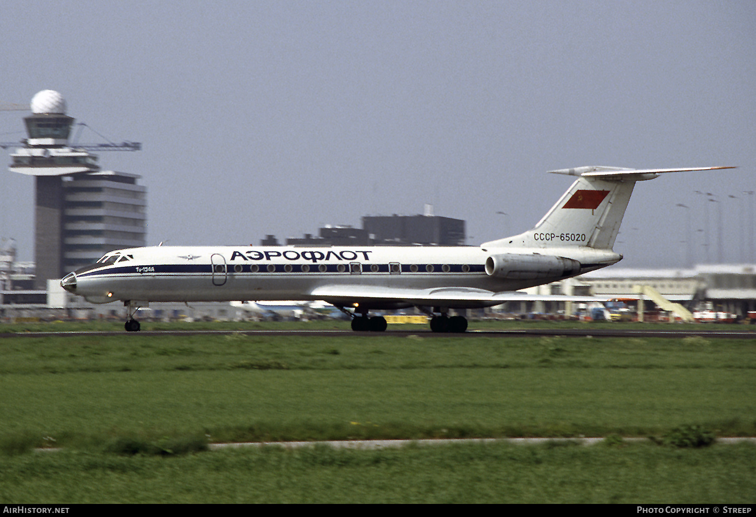Aircraft Photo of CCCP-65020 | Tupolev Tu-134A | Aeroflot | AirHistory.net #268473