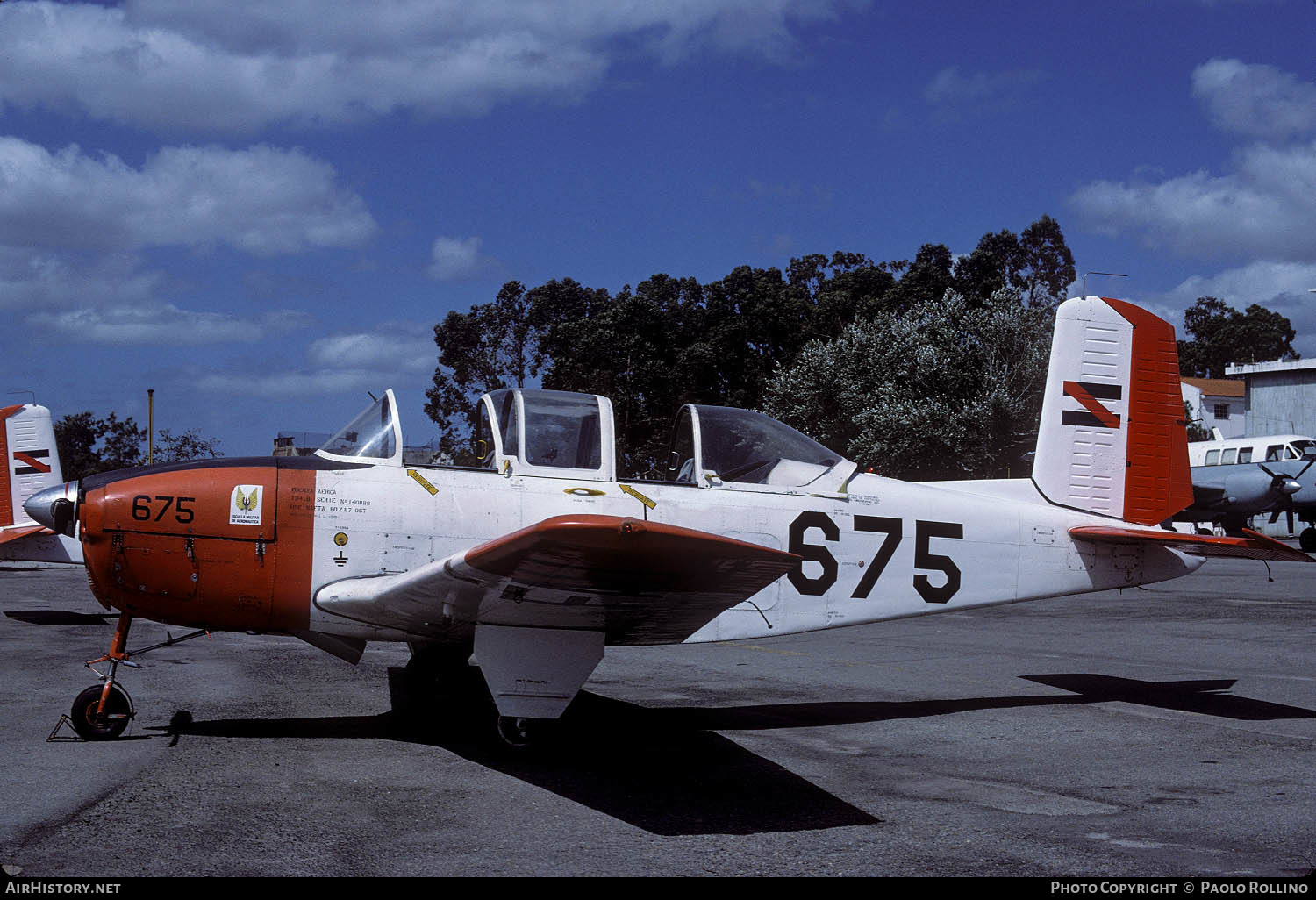 Aircraft Photo of 675 | Beech T-34B Mentor (D45) | Uruguay - Air Force | AirHistory.net #268477