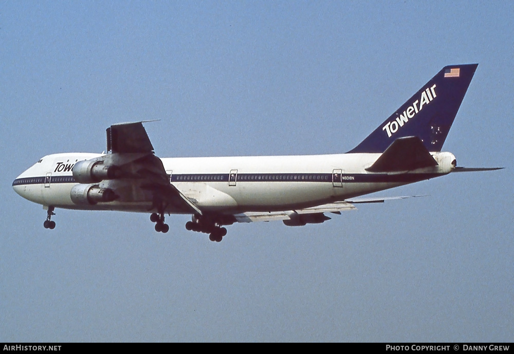 Aircraft Photo of N601BN | Boeing 747-127 | Tower Air | AirHistory.net #268490