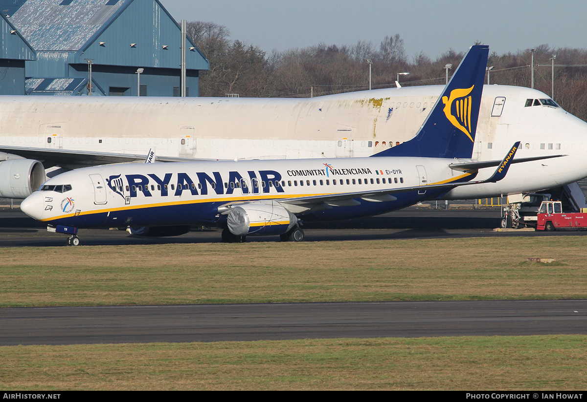 Aircraft Photo of EI-DYR | Boeing 737-8AS | Ryanair | AirHistory.net #268494