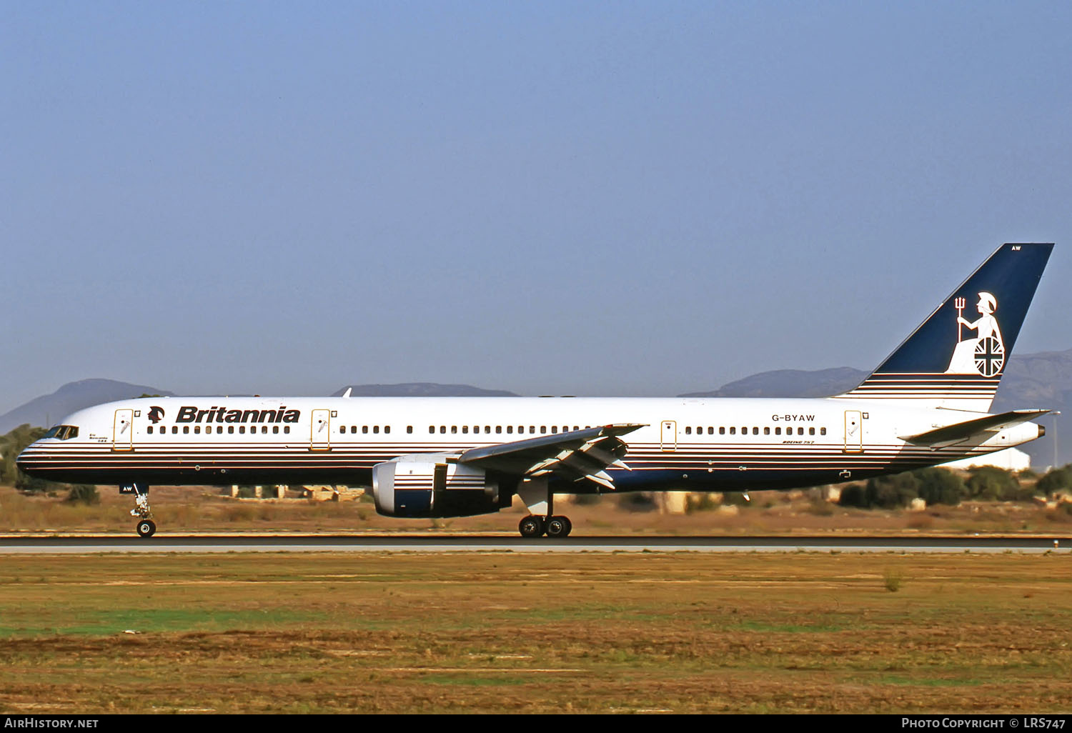 Aircraft Photo of G-BYAW | Boeing 757-204 | Britannia Airways | AirHistory.net #268524