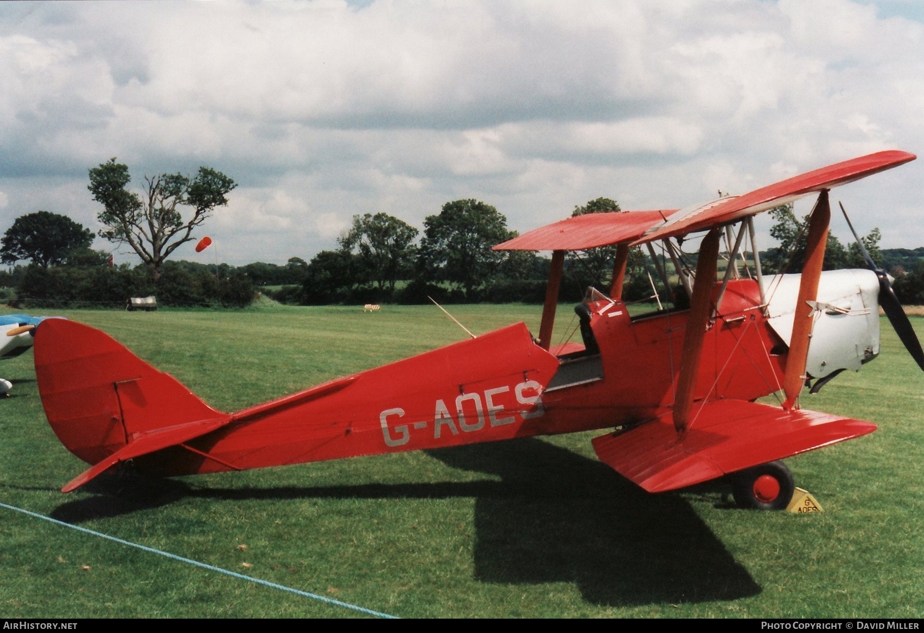 Aircraft Photo of G-AOES | De Havilland D.H. 82A Tiger Moth | AirHistory.net #268571