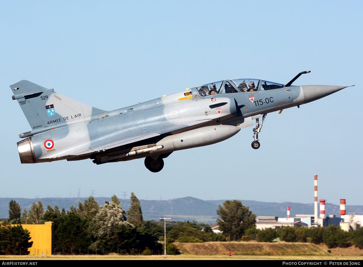 Aircraft Photo of 529 | Dassault Mirage 2000B | France - Air Force | AirHistory.net #268579