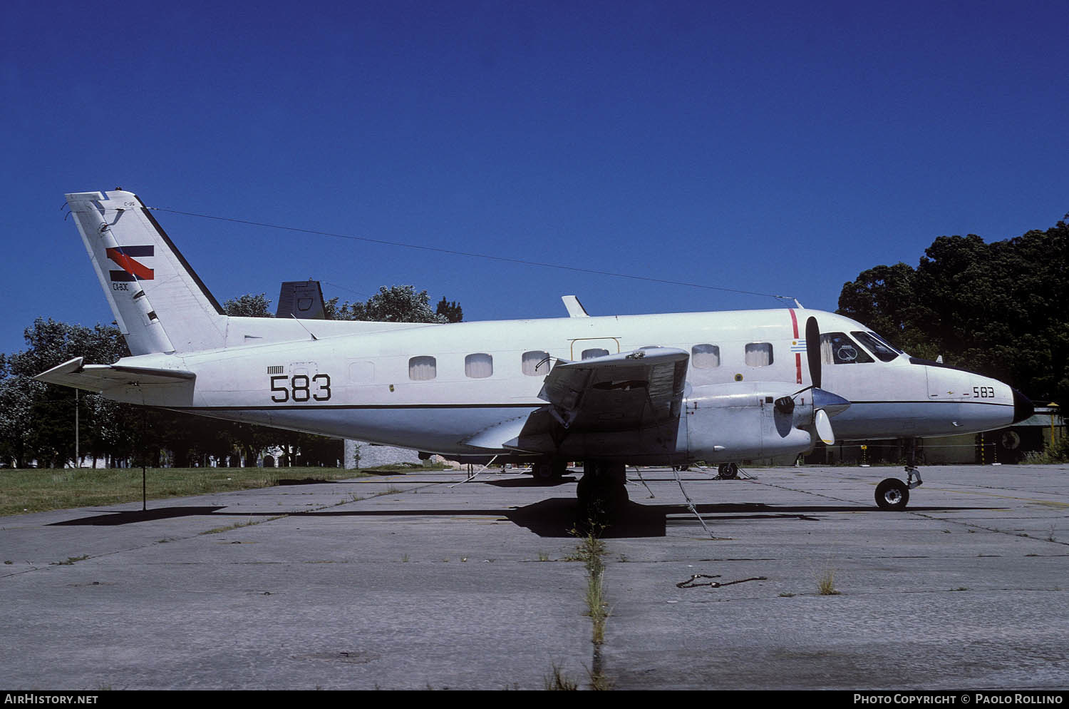 Aircraft Photo of 583 / CX-BJC | Embraer EMB-110C Bandeirante | Uruguay - Air Force | AirHistory.net #268594