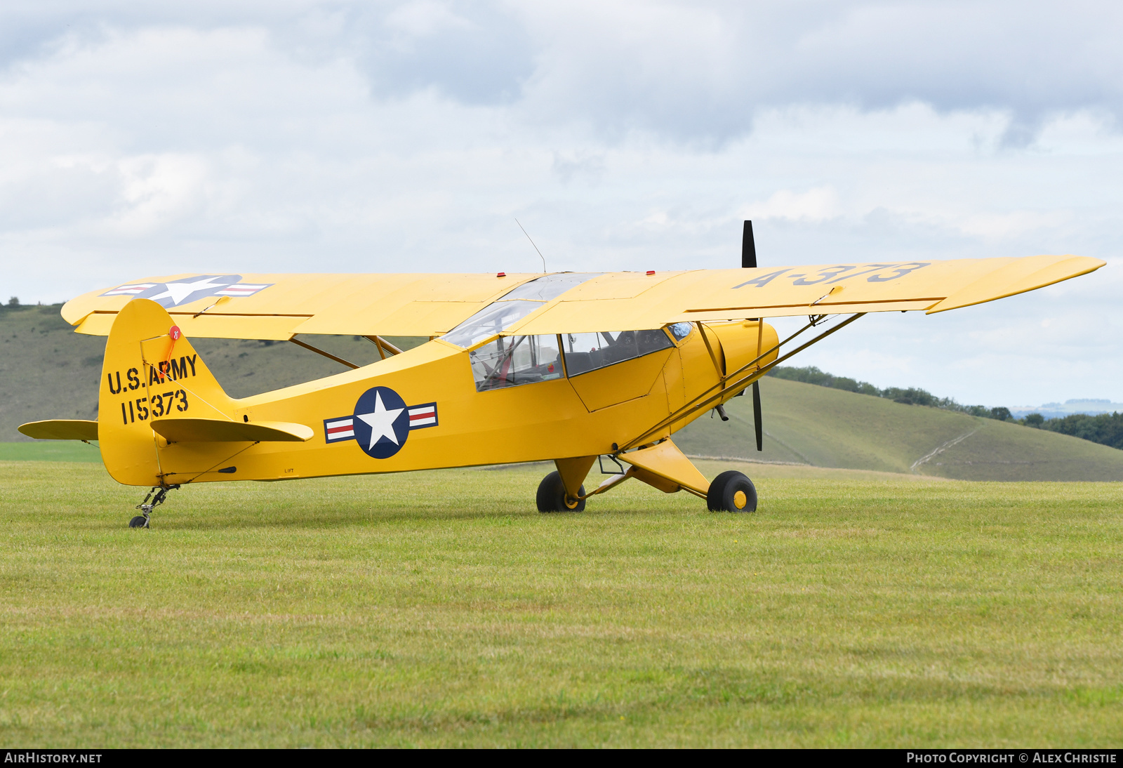 Aircraft Photo of G-AYPM / 115373 | Piper L-18C Super Cub | USA - Army | AirHistory.net #268635