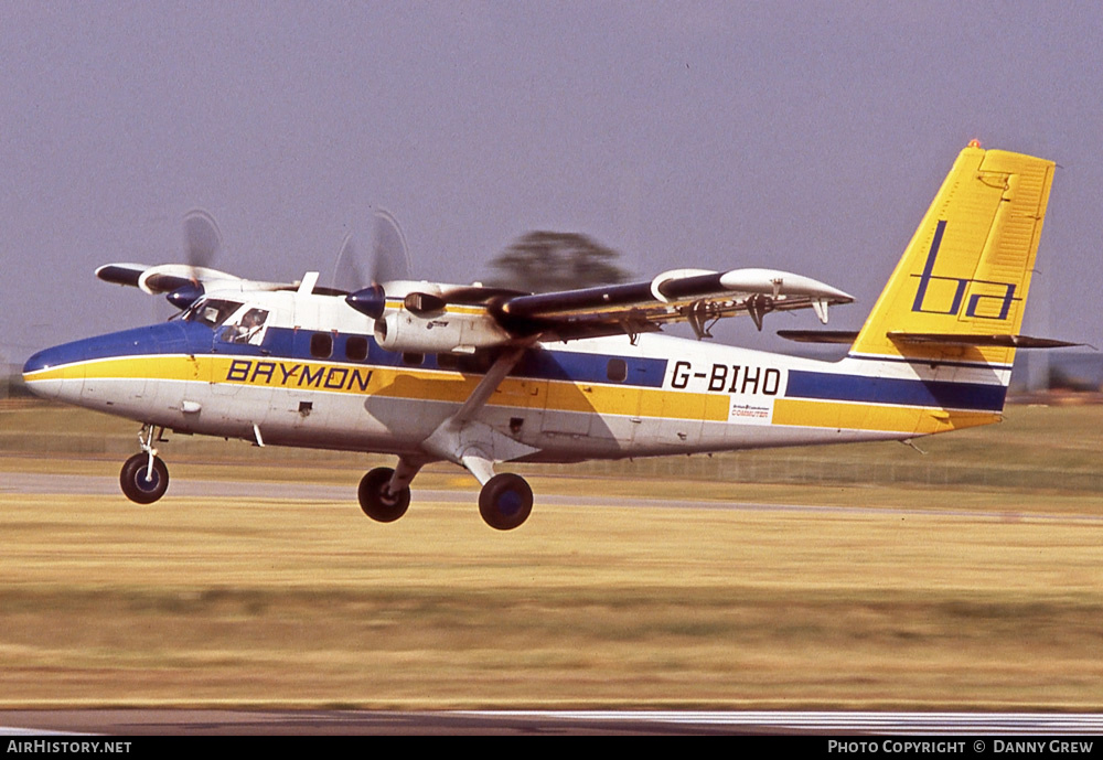 Aircraft Photo of G-BIHO | De Havilland Canada DHC-6-300 Twin Otter | Brymon Airways | AirHistory.net #268644