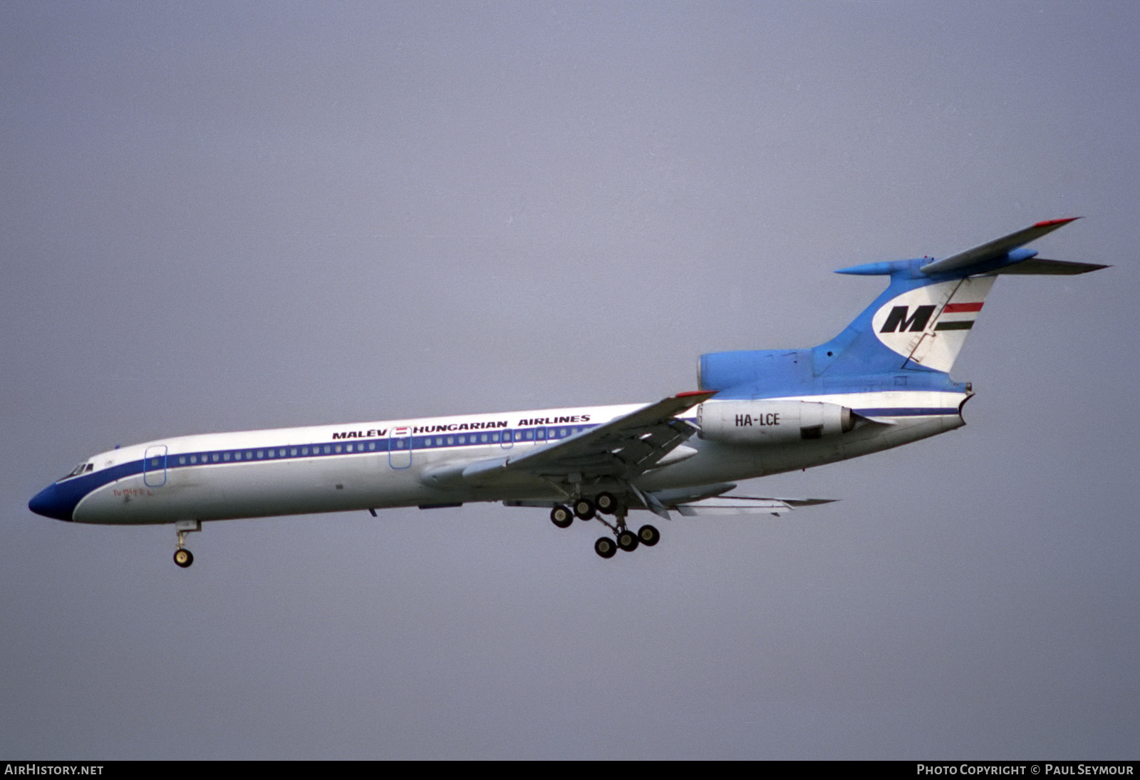 Aircraft Photo of HA-LCE | Tupolev Tu-154B-2 | Malév - Hungarian Airlines | AirHistory.net #268649