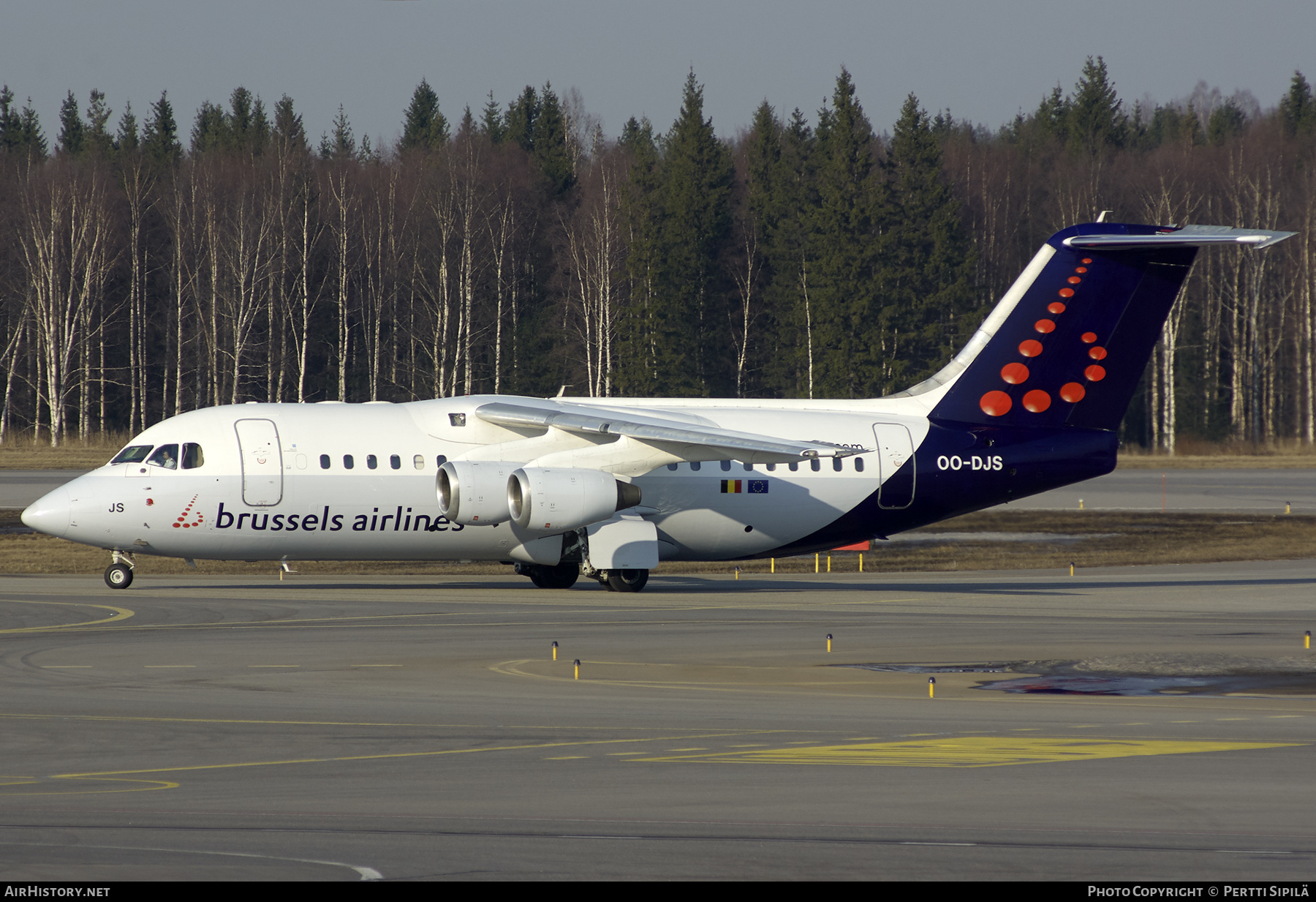 Aircraft Photo of OO-DJS | British Aerospace Avro 146-RJ85 | Brussels Airlines | AirHistory.net #268660