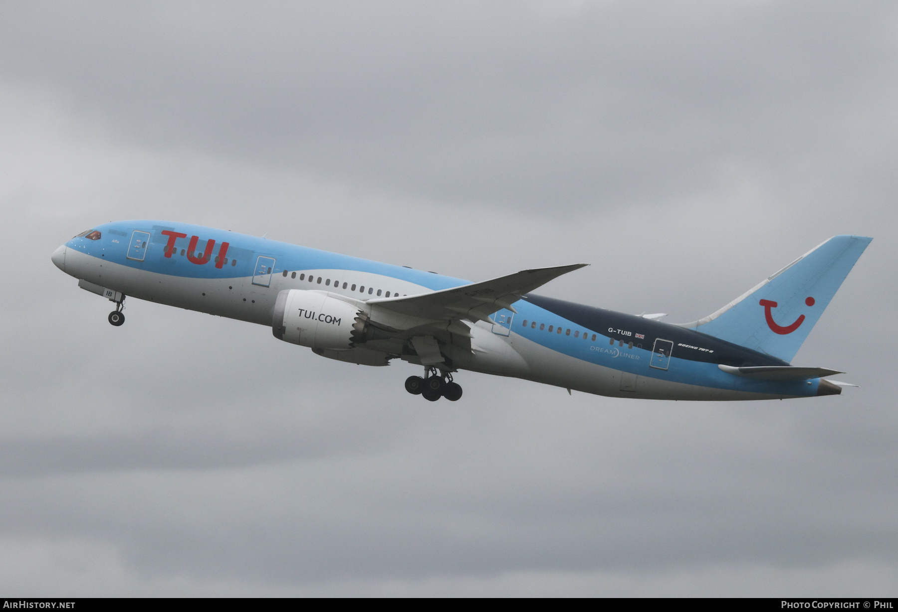 Aircraft Photo of G-TUIB | Boeing 787-8 Dreamliner | TUI | AirHistory.net #268694
