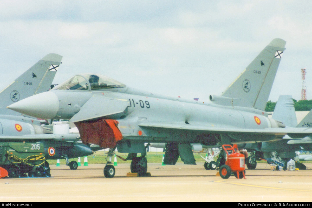 Aircraft Photo of C16-29 | Eurofighter EF-2000 Typhoon S | Spain - Air Force | AirHistory.net #268704