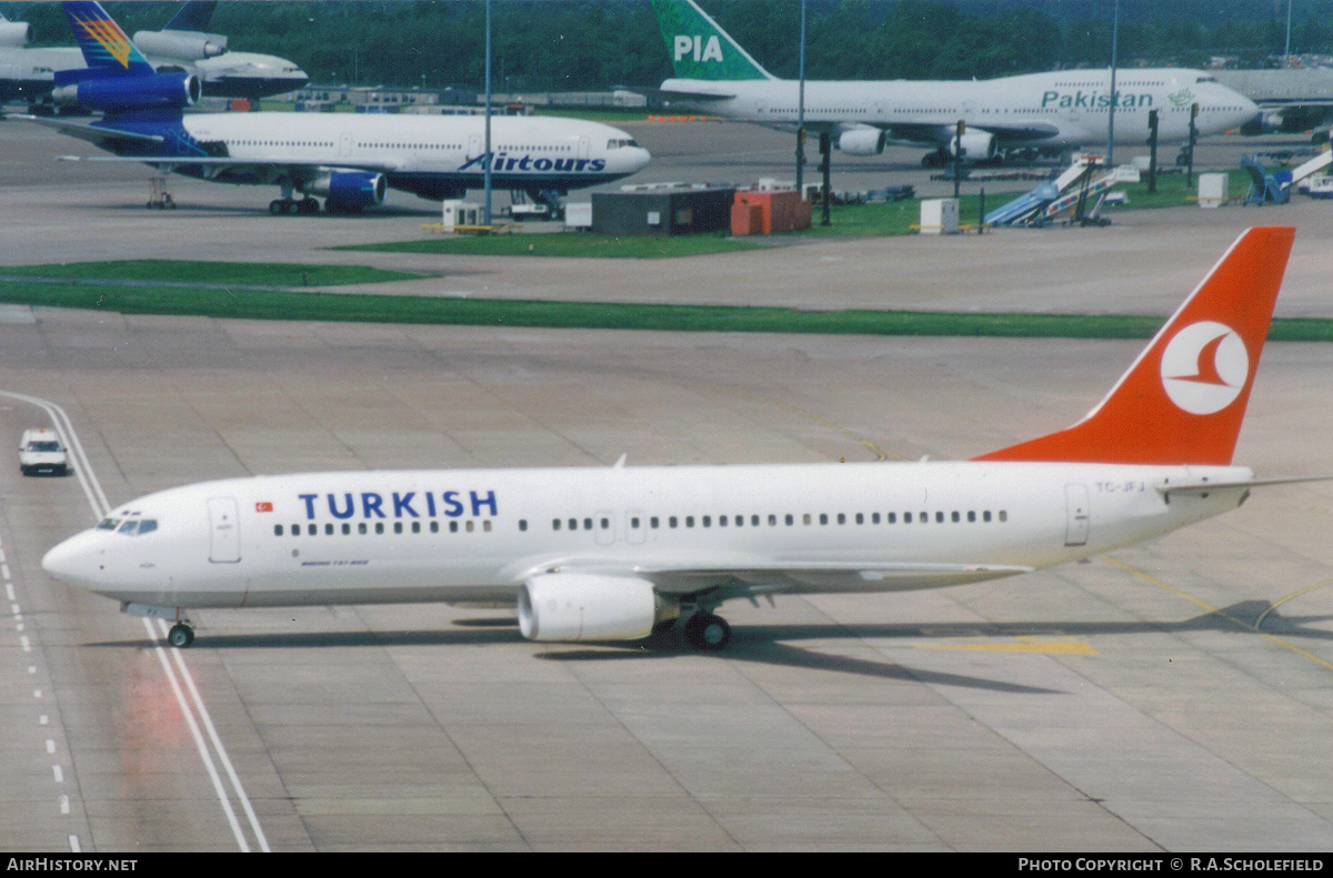 Aircraft Photo of TC-JFJ | Boeing 737-8F2 | Turkish Airlines | AirHistory.net #268718