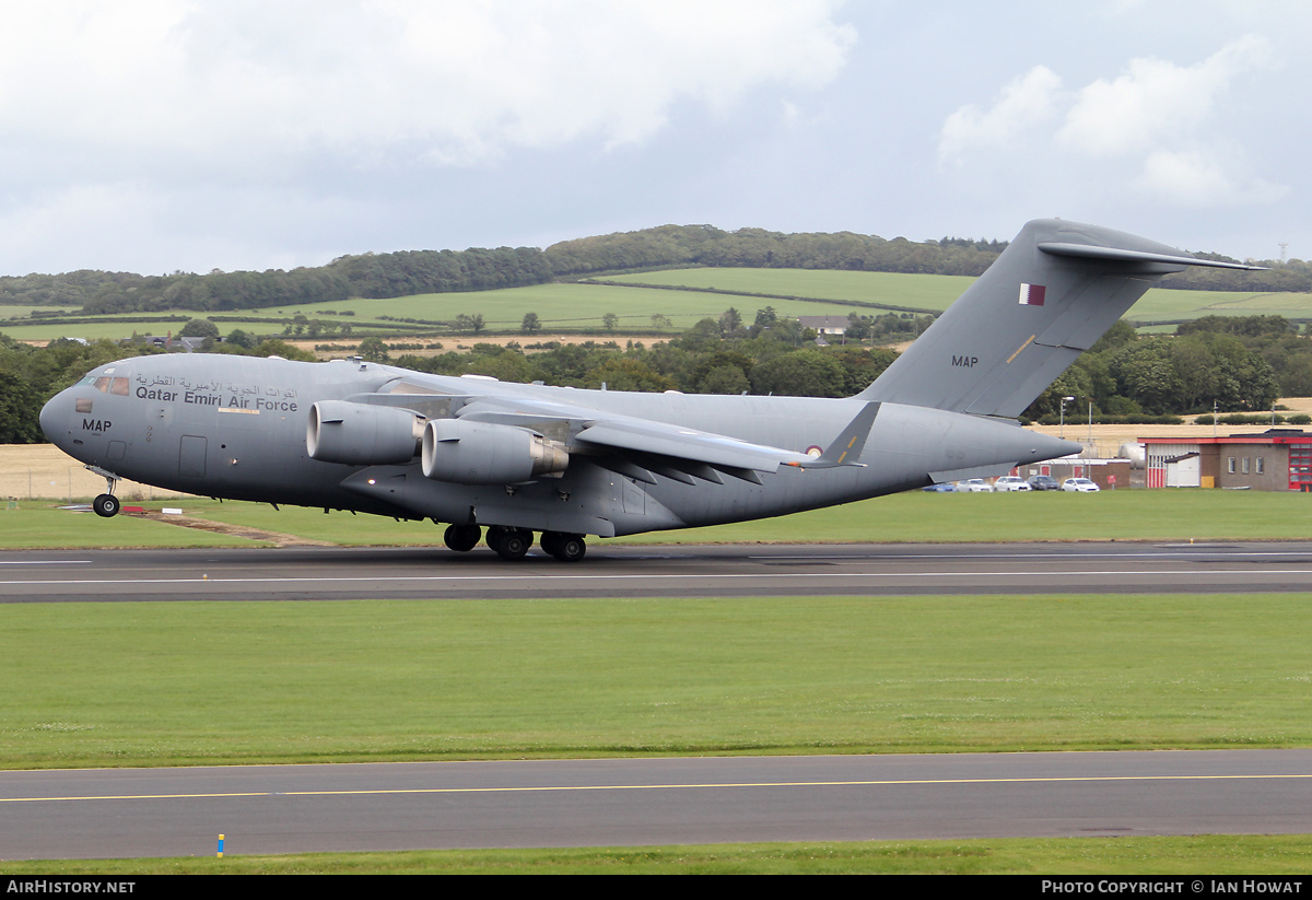 Aircraft Photo of A7-MAP / MAP | Boeing C-17A Globemaster III | Qatar - Air Force | AirHistory.net #268732