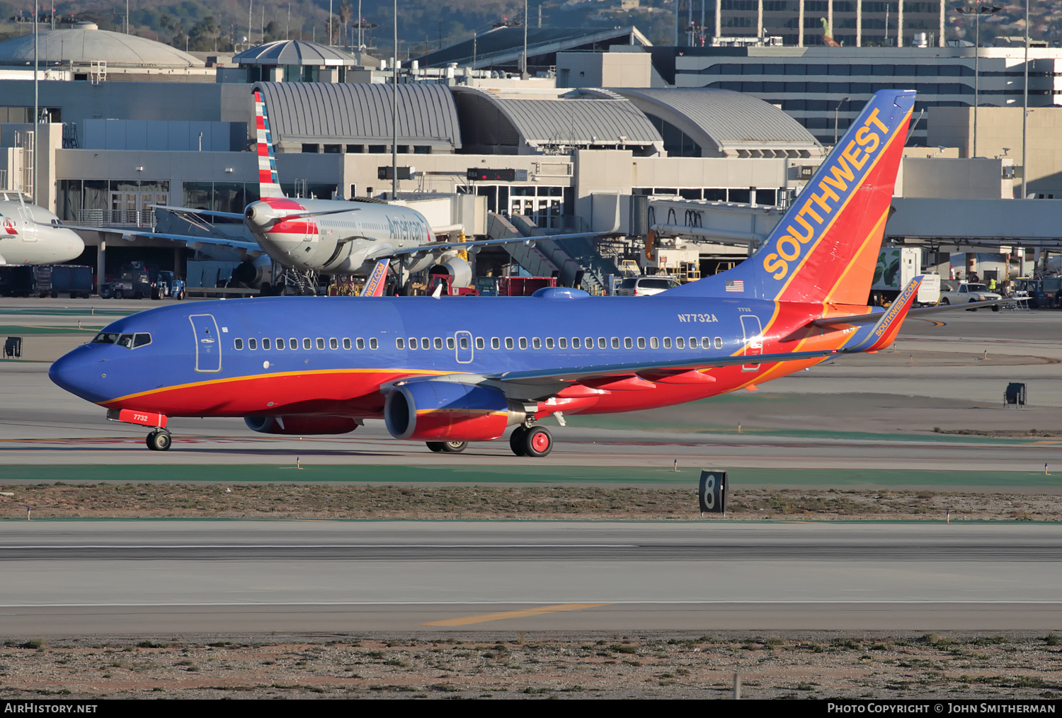 Aircraft Photo of N7732A | Boeing 737-7BD | Southwest Airlines | AirHistory.net #268742