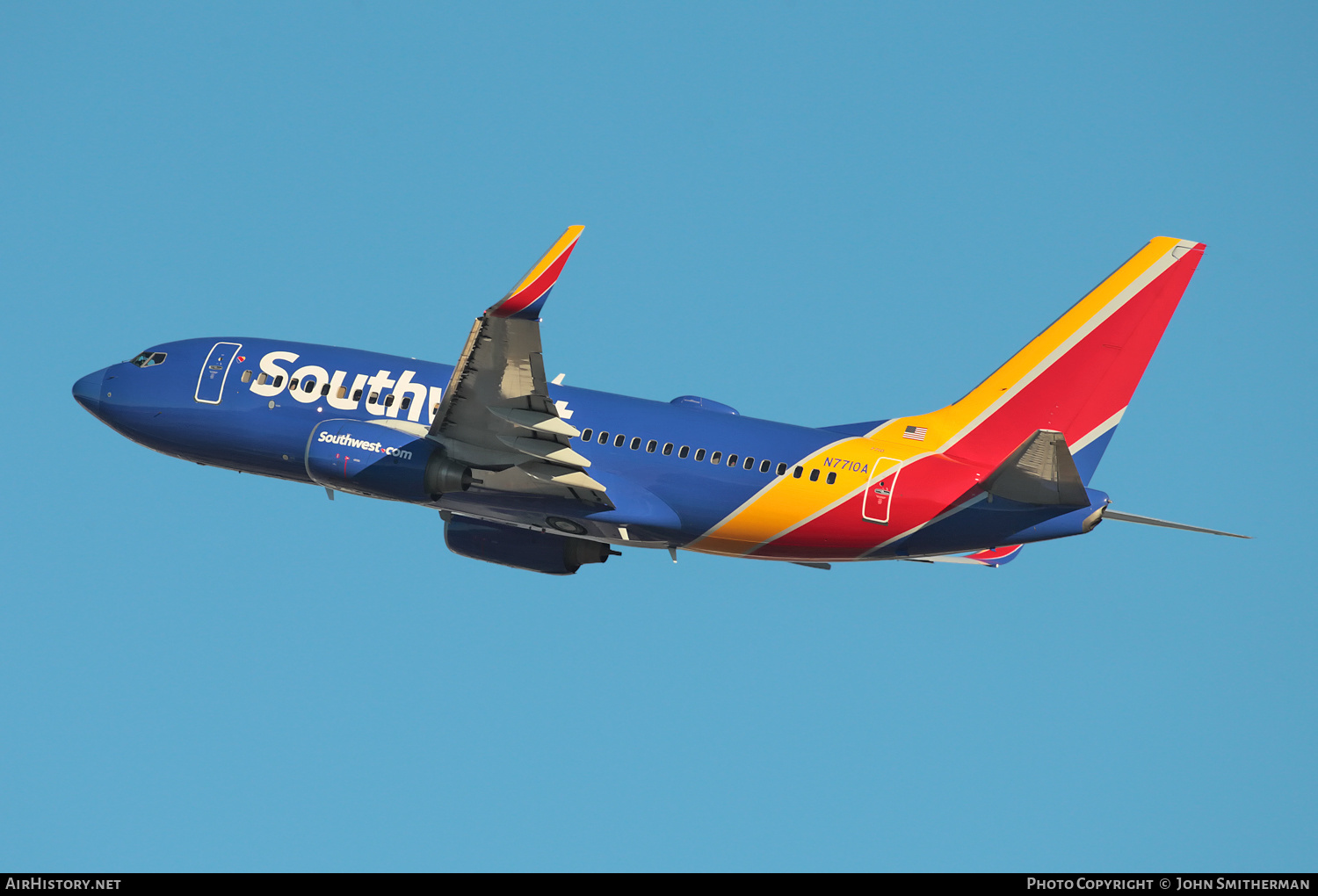 Aircraft Photo of N7710A | Boeing 737-76N | Southwest Airlines | AirHistory.net #268759